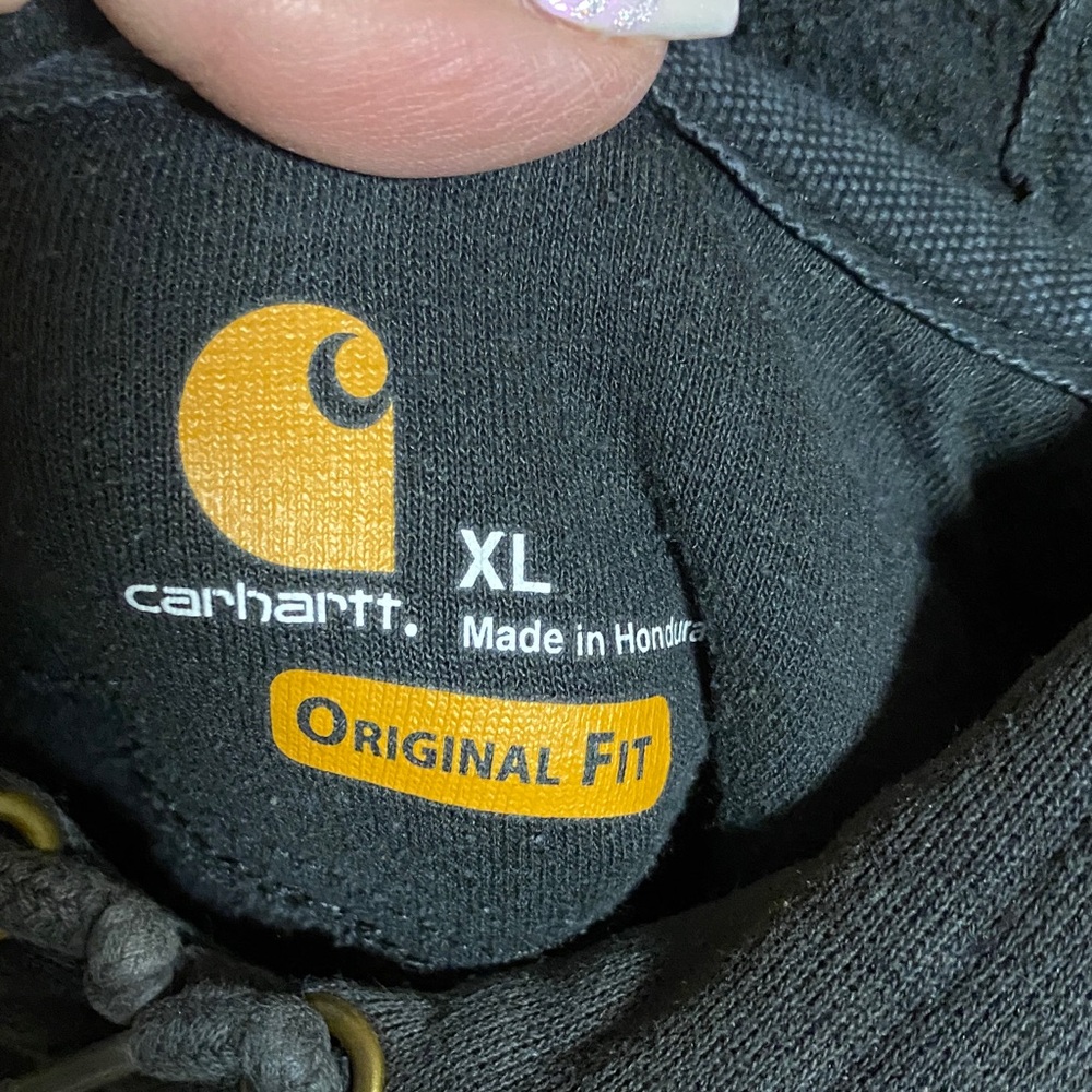 Carhartt Dark Gray Wyoming Cowboys Hoodie - Picture 2 of 4